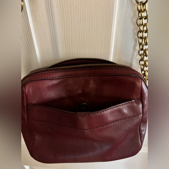 Fossil Aria Cabernet Small Crossbody Shoulder Bag - Picture 2 of 7